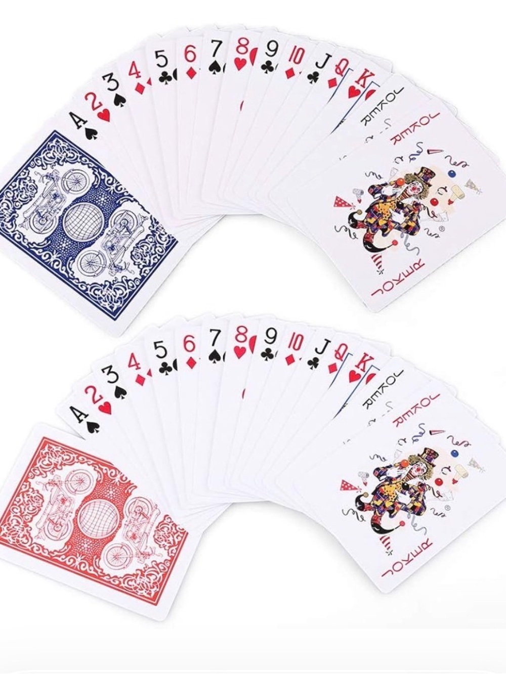 Nine Packs of LotFancy Deck Playing Cards – 3 Red & 6 Blue Backs